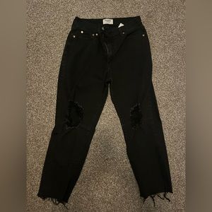 Denizen Levi Black Ripped Jeans